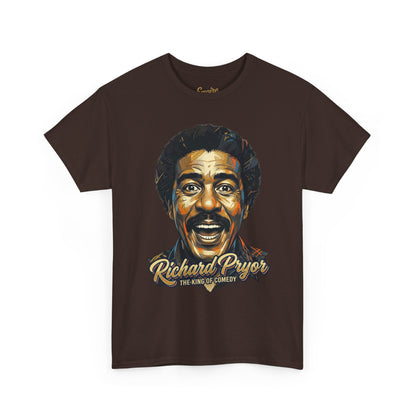 Retro Comedian Portrait Tee — 'Richard Pryor' Graphic T‑Shirt