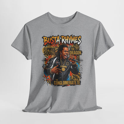 Busta Rhymes Retro Concert Graphic Tee — Flipmode Squad Dragon Conglomerate Design