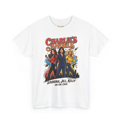 Charlie’s Angels Graphic Tee — Sabrina, Jill, Kelly Retro Movie Shirt