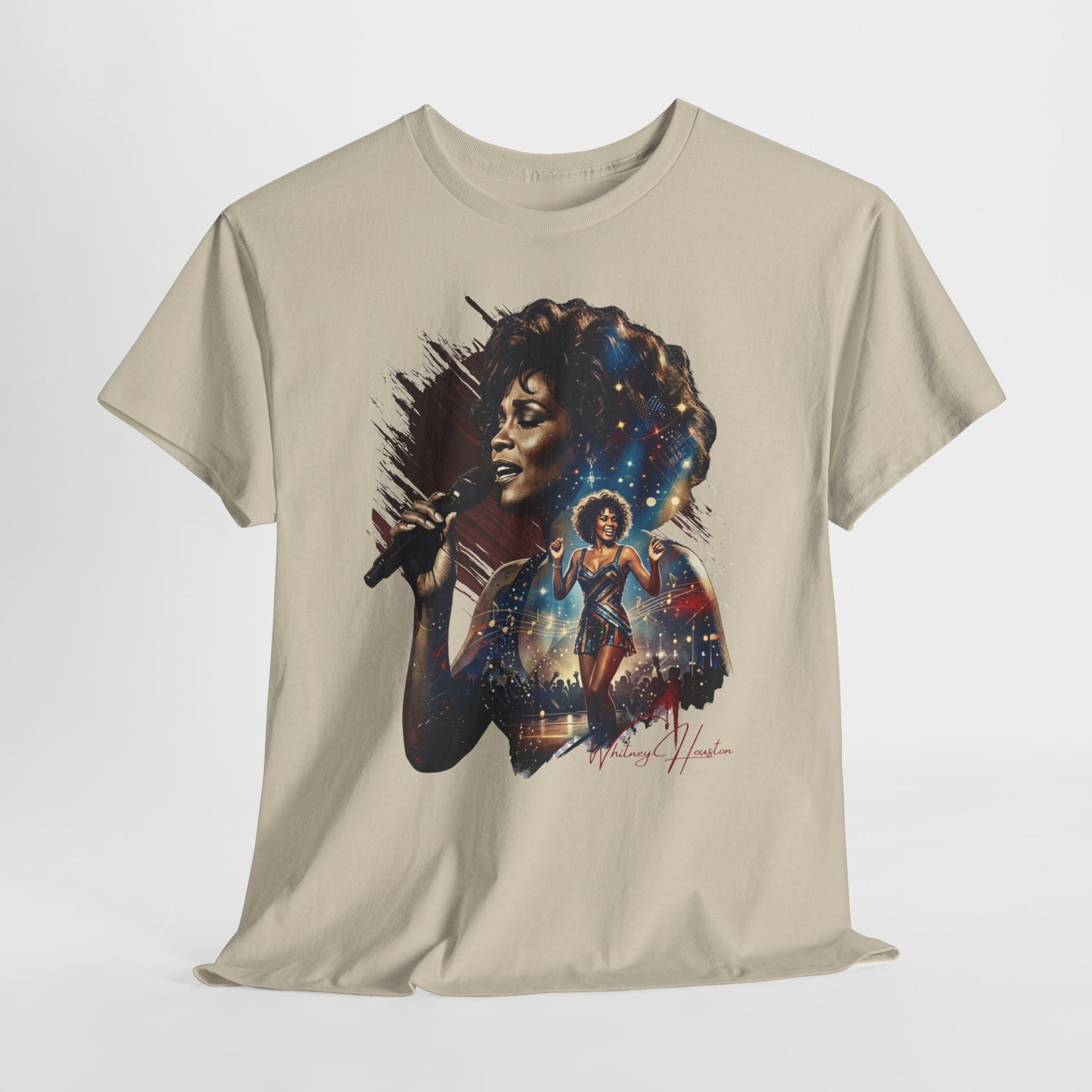 Whitney Houston Tribute Unisex Heavy Cotton Tee