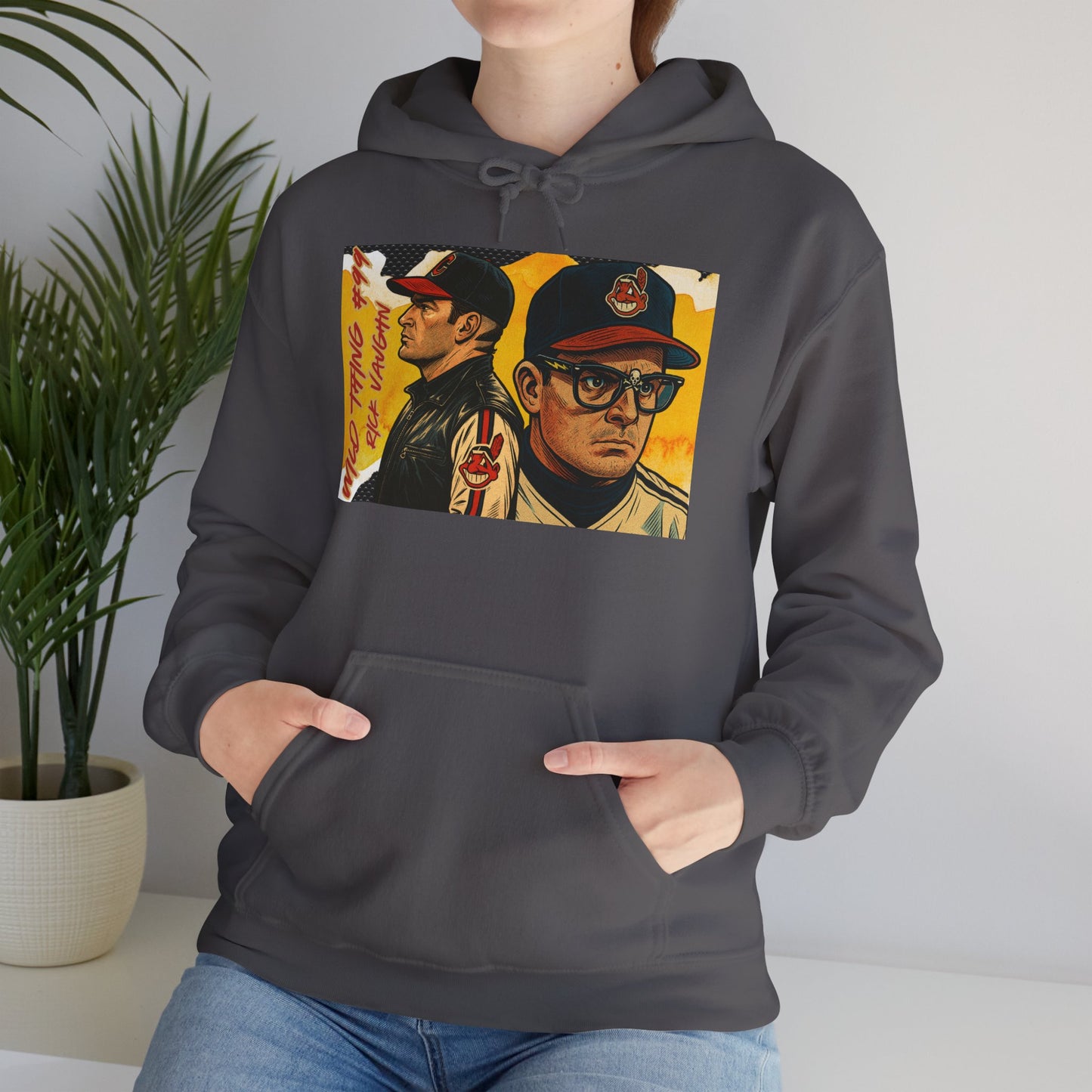 "Wild Thing "Vintage Style Unisex Hoodie with Iconic Film Design | Cozy Sweatshirt for Movie Lovers, Perfect Gift for Birthdays, Nostalgic Apparel