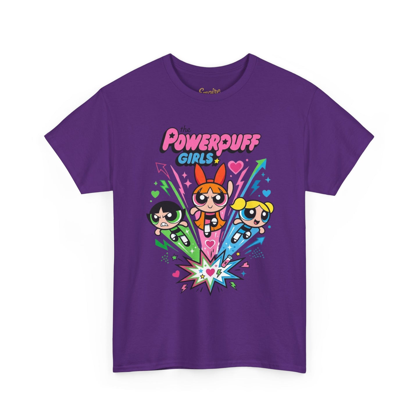 Powerpuff Girls Graphic Tee — Retro Cartoon Team Shirt