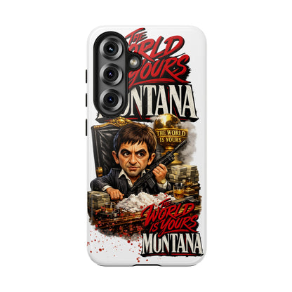 Tony Montana "The World Is Yours" Vintage Caricature Tough Phone Case