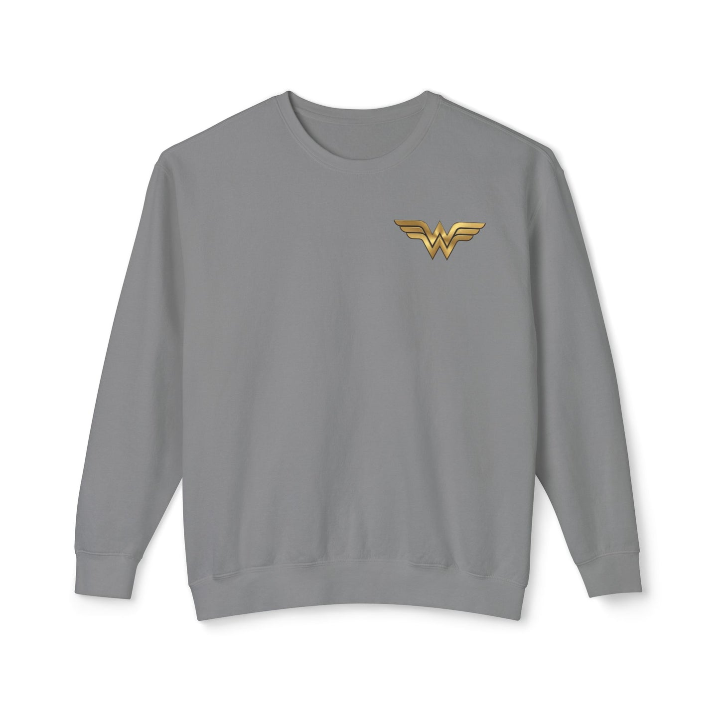 Wonder Woman Crewneck Sweatshirt — Retro Heroine Graphic Pullover