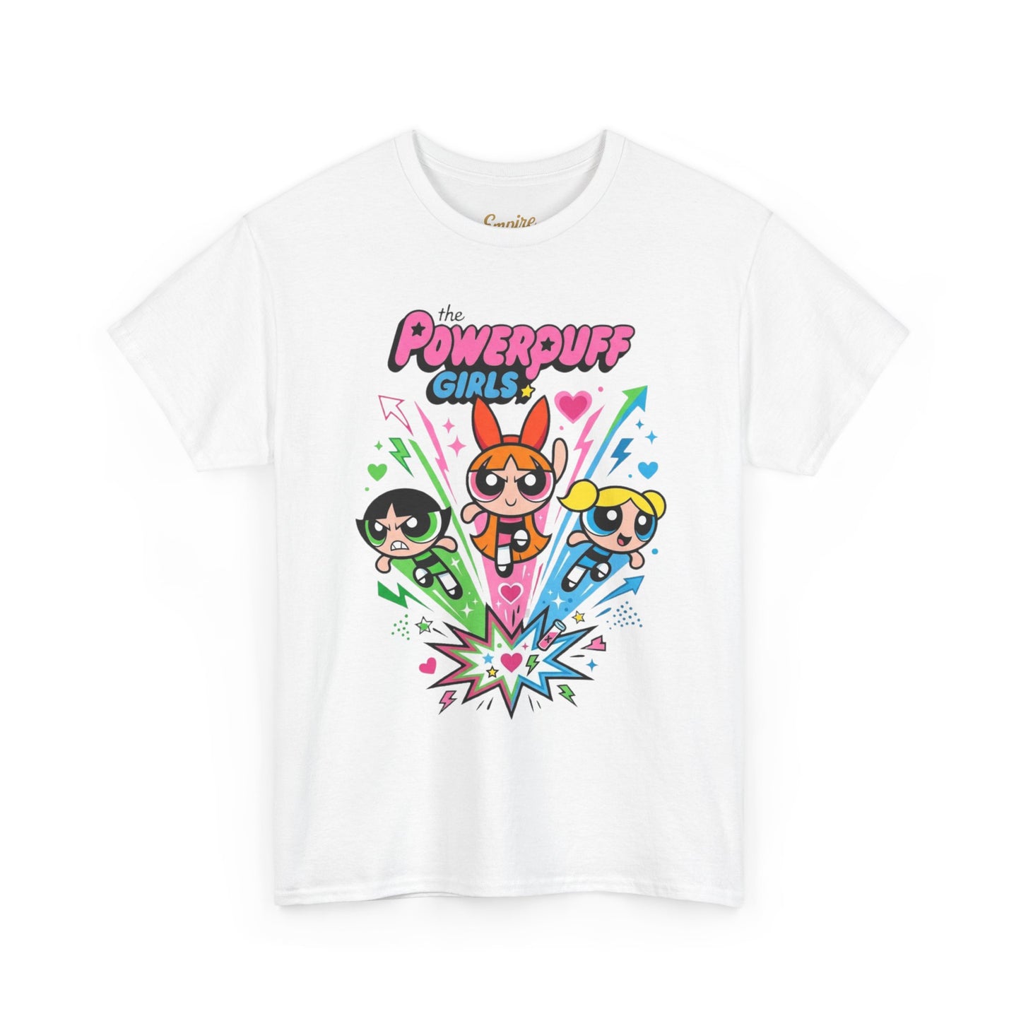 Powerpuff Girls Graphic Tee — Retro Cartoon Team Shirt
