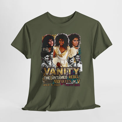 "Vanity The Untamed Rebel" Vintage Portrait T-Shirt