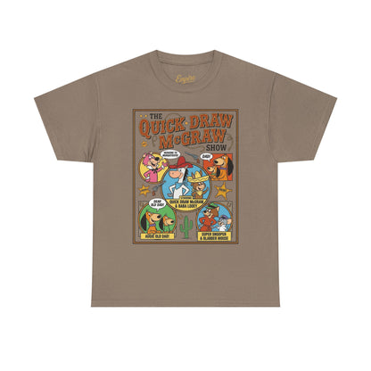 Quick Draw McGraw Retro Cartoon T‑Shirt