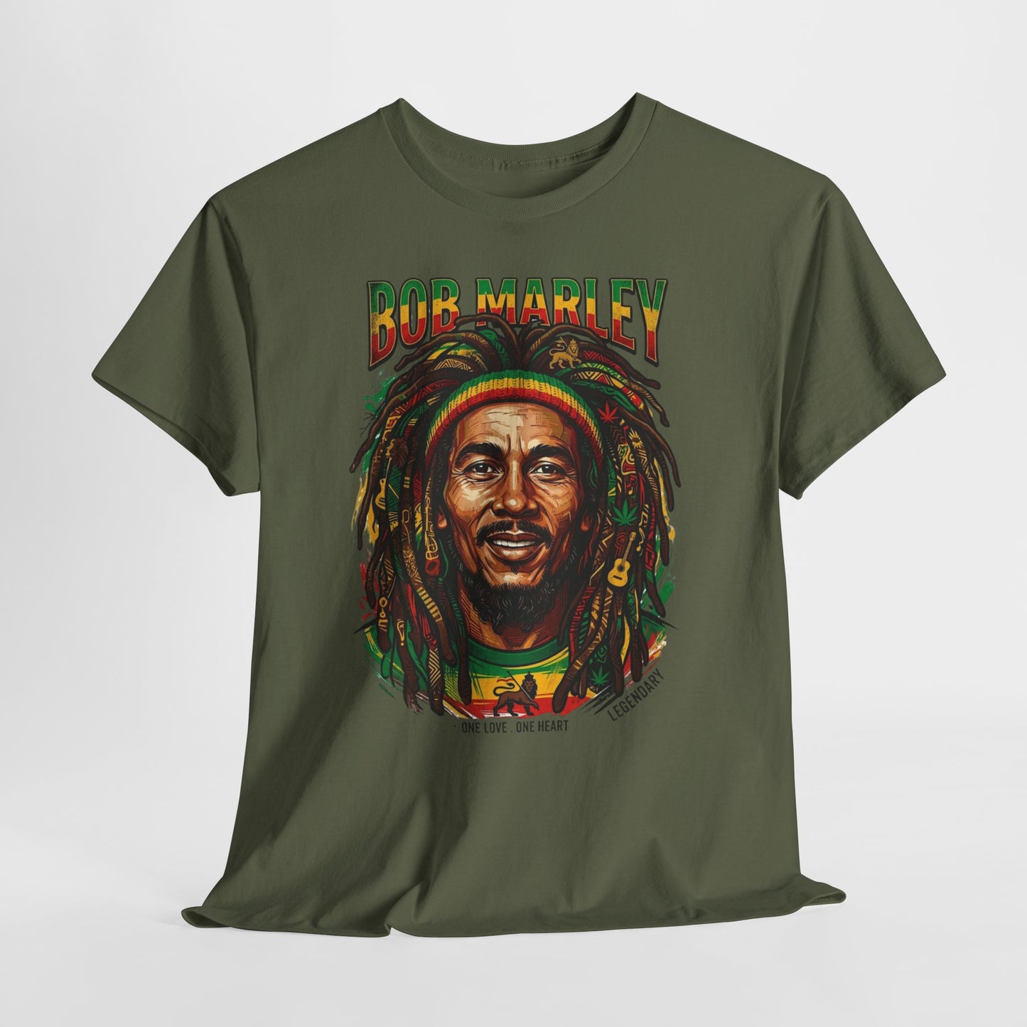 Reggae Legend Portrait Tee - Vintage Rasta Music Graphic T-Shirt
