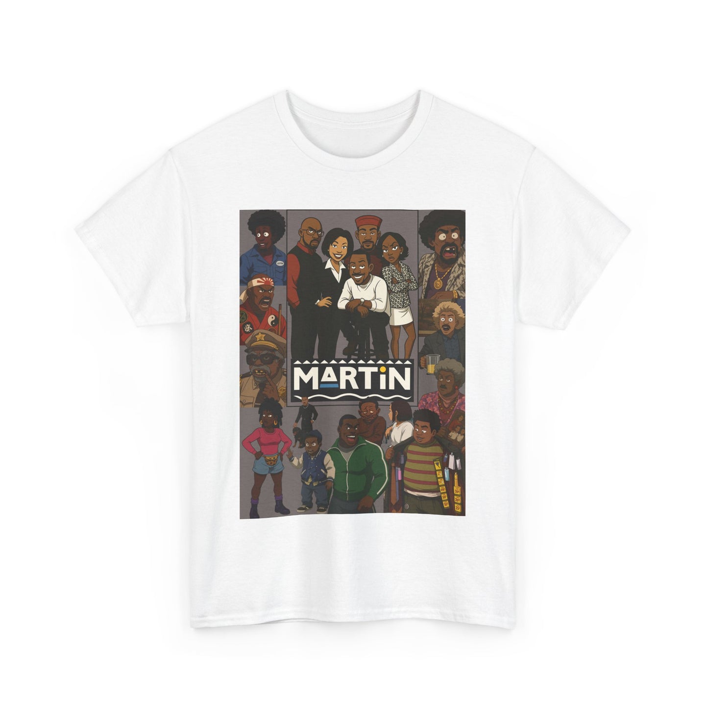 Vintage Martin T-Shirt - Unisex Heavy Cotton Tee for Nostalgic Fans
