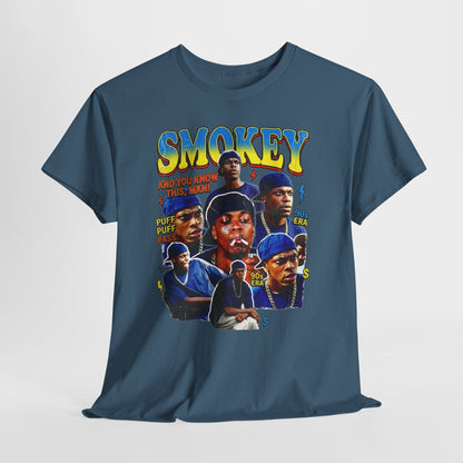 Smokey Collage T-Shirt — Retro Movie Tribute Tee