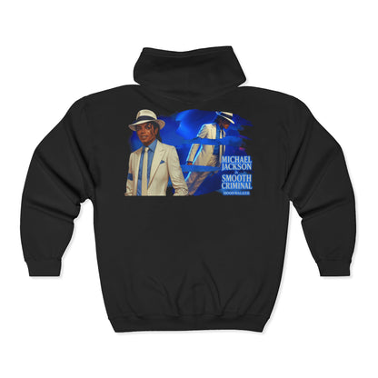 MJ Smooth Criminal - Full Zip Hooded Sweatshirt