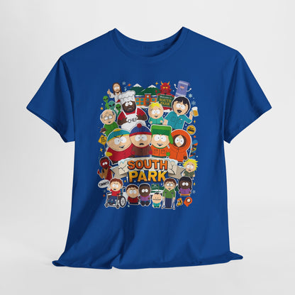South Park Characters Graphic Tee — Cartoon TV Show Fan T-Shirt