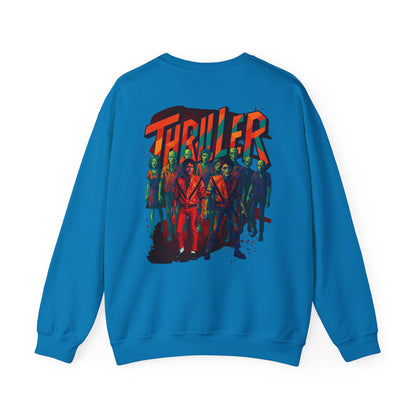 MJ Thriller Graphic Sweatshirt — Retro Michael Jackson Inspired Crewneck