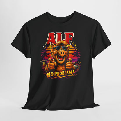 ALF “No Problem!” Graphic Tee — Retro 80s TV Character T-Shirt