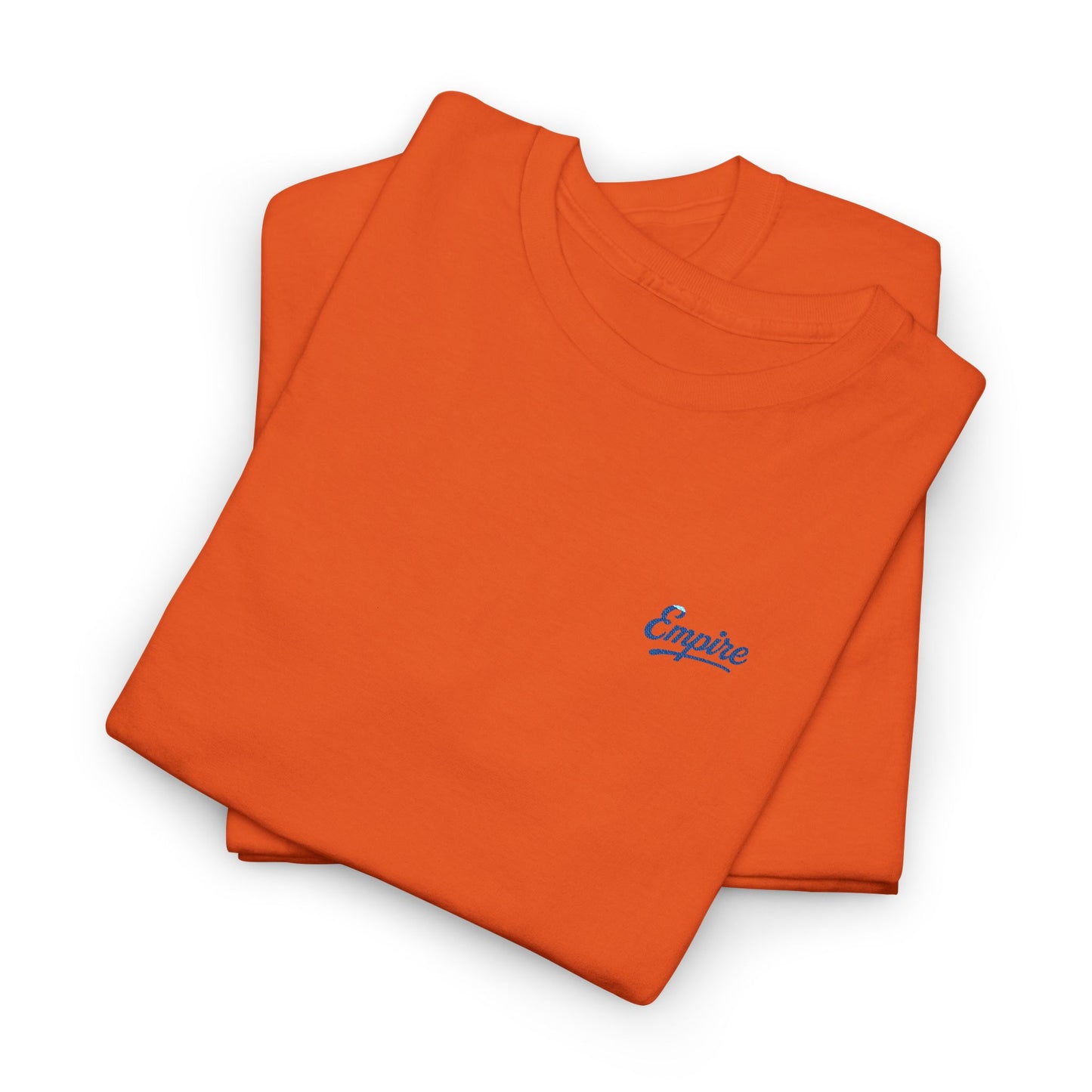 Signature Embroidered Empire Royal Blue Chest Logo T-Shirt