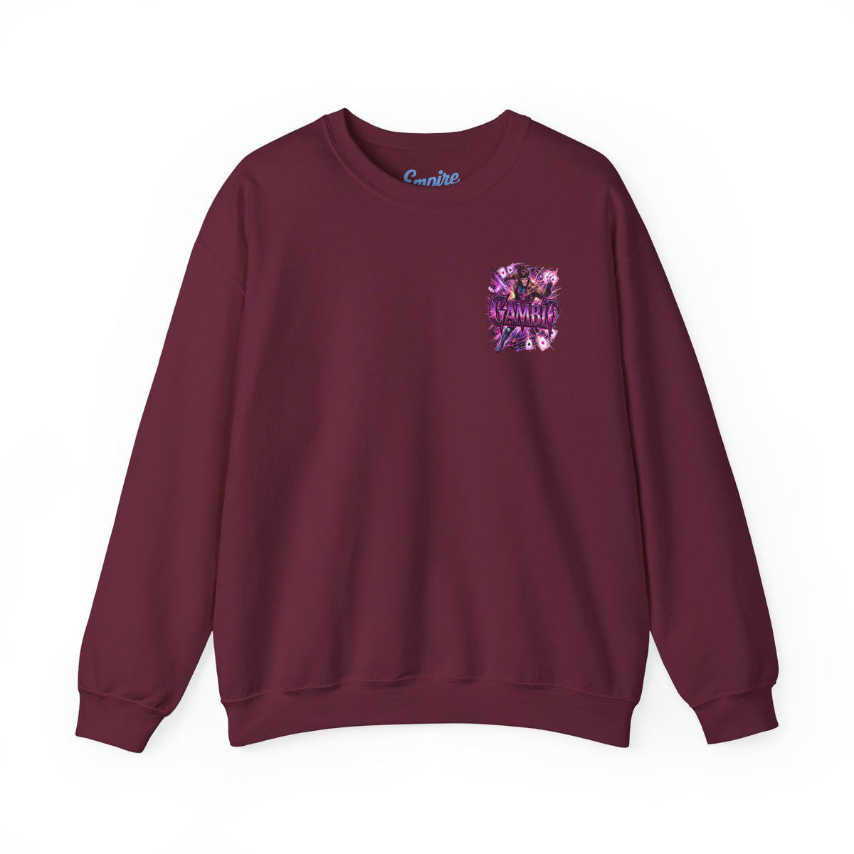 Gambit Inspired Crewneck Sweatshirt — Gambit X Men Graphic