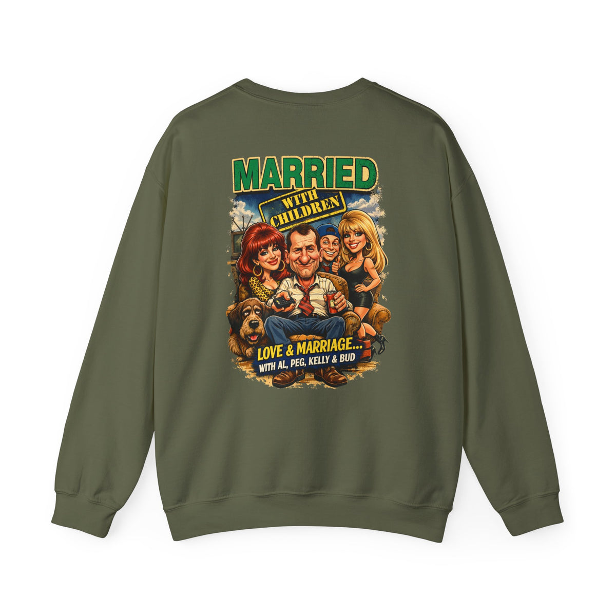 Married with Children Retro Crewneck Sweatshirt