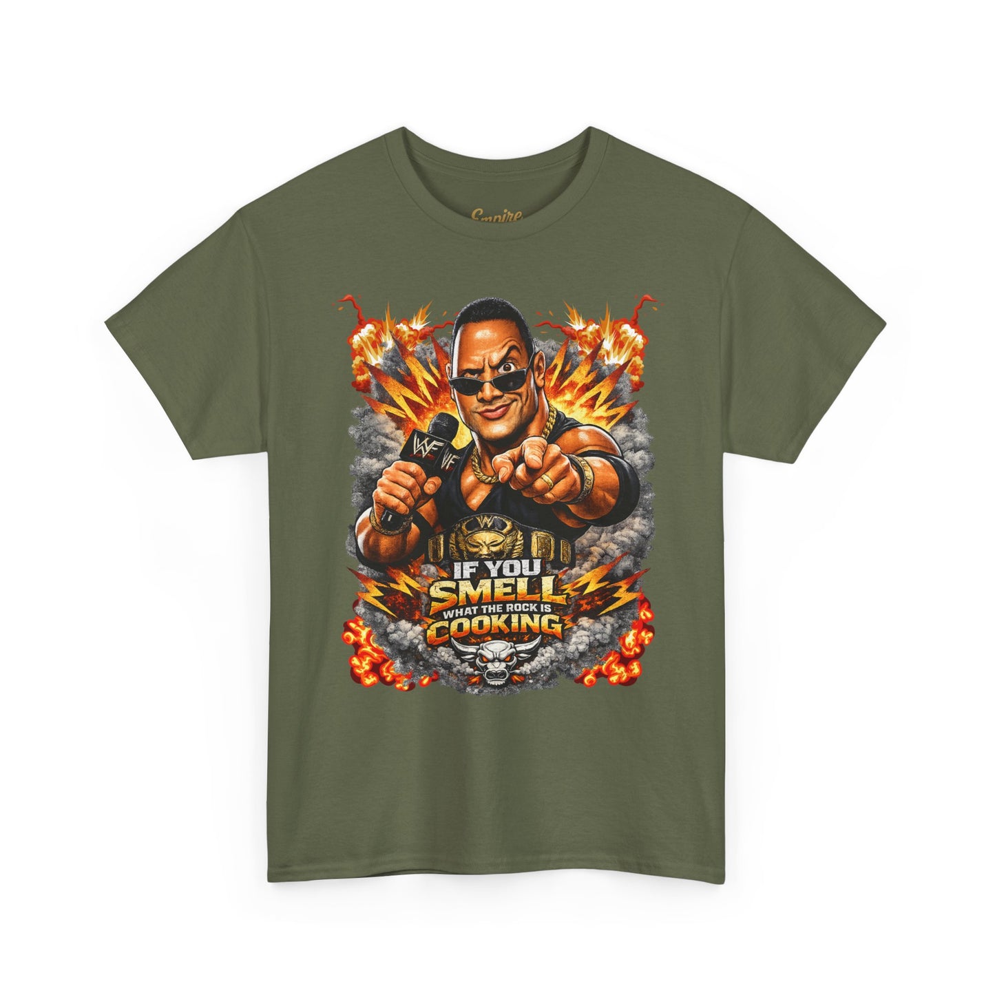 If You Smell What The Rock Is Cooking Graphic Tee