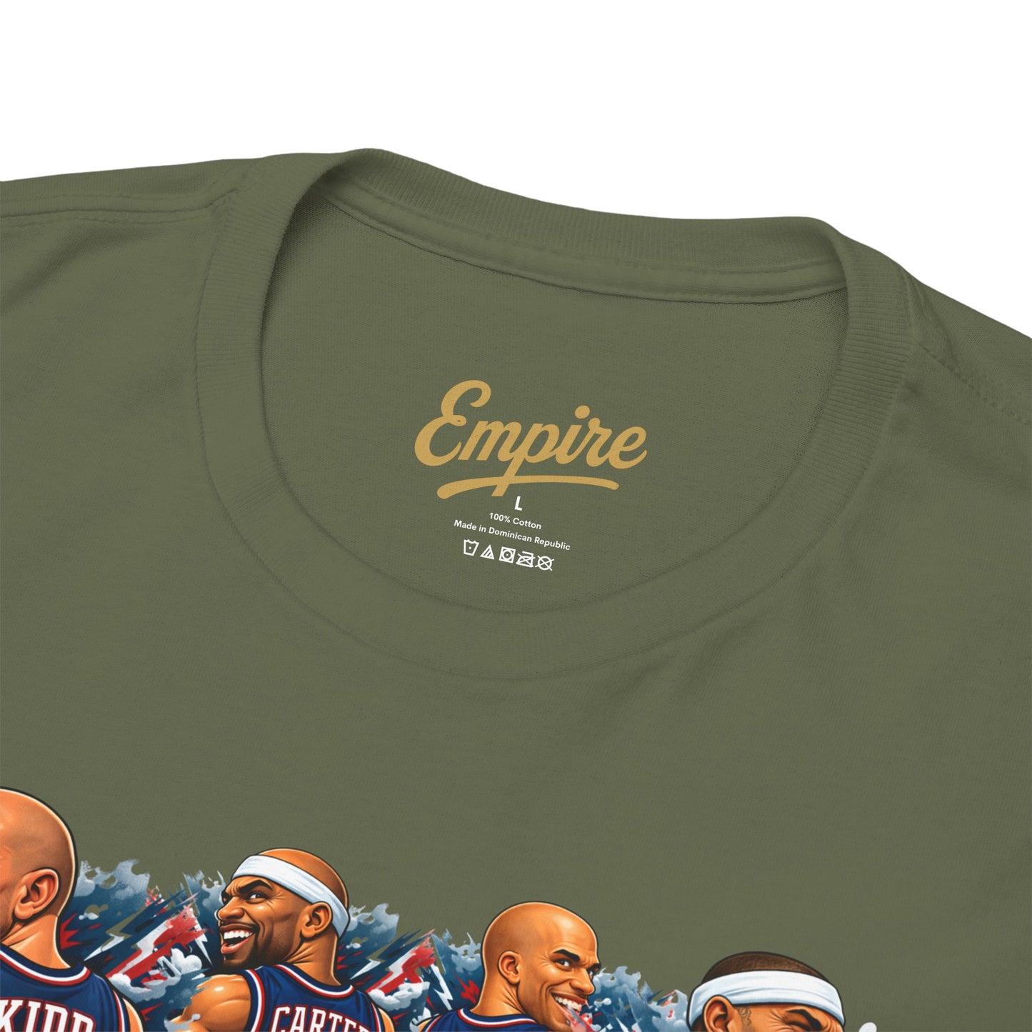 New Jersey Nets Vintage Team Collage T-Shirt — Classic NBA Legends Fan Tee