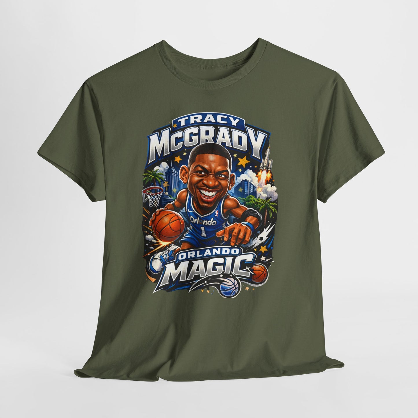 Tracy McGrady Orlando Magic Retro Basketball Tee
