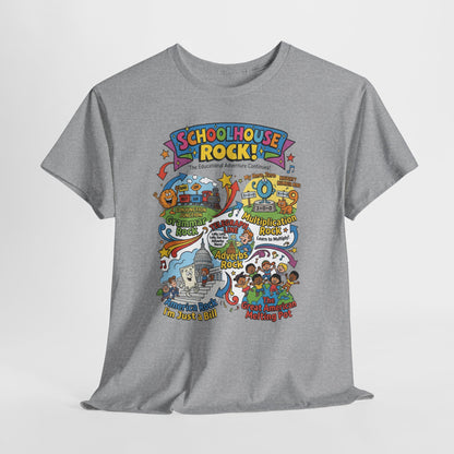 Schoolhouse Rock! Vintage Cartoon Tee — Retro Educational Music Band Graphic Shirt