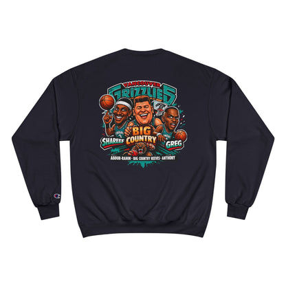 Grizzlies Big Country Crewneck Sweatshirt — Retro Basketball Mascot Tee