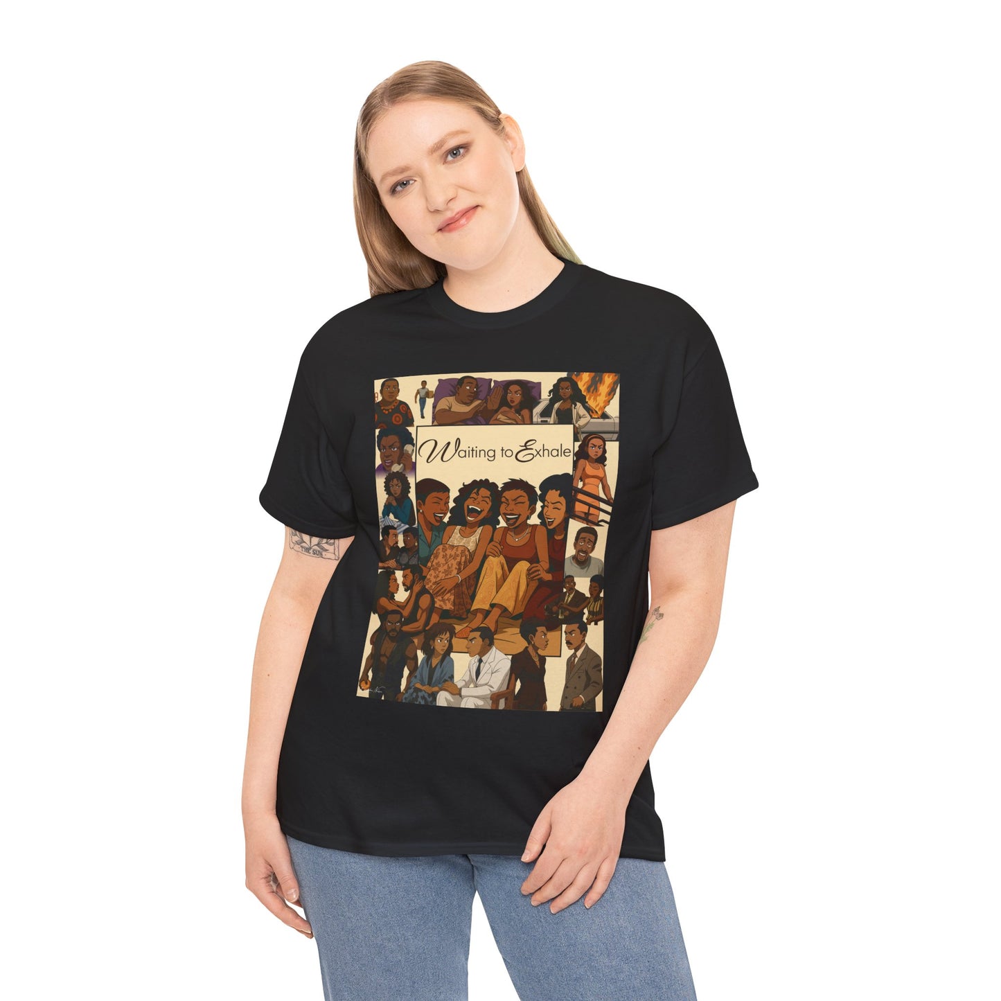 Waiting to Exhale Graphic Unisex Heavy Cotton Tee - Vintage Inspired Apparel for Movie Lovers