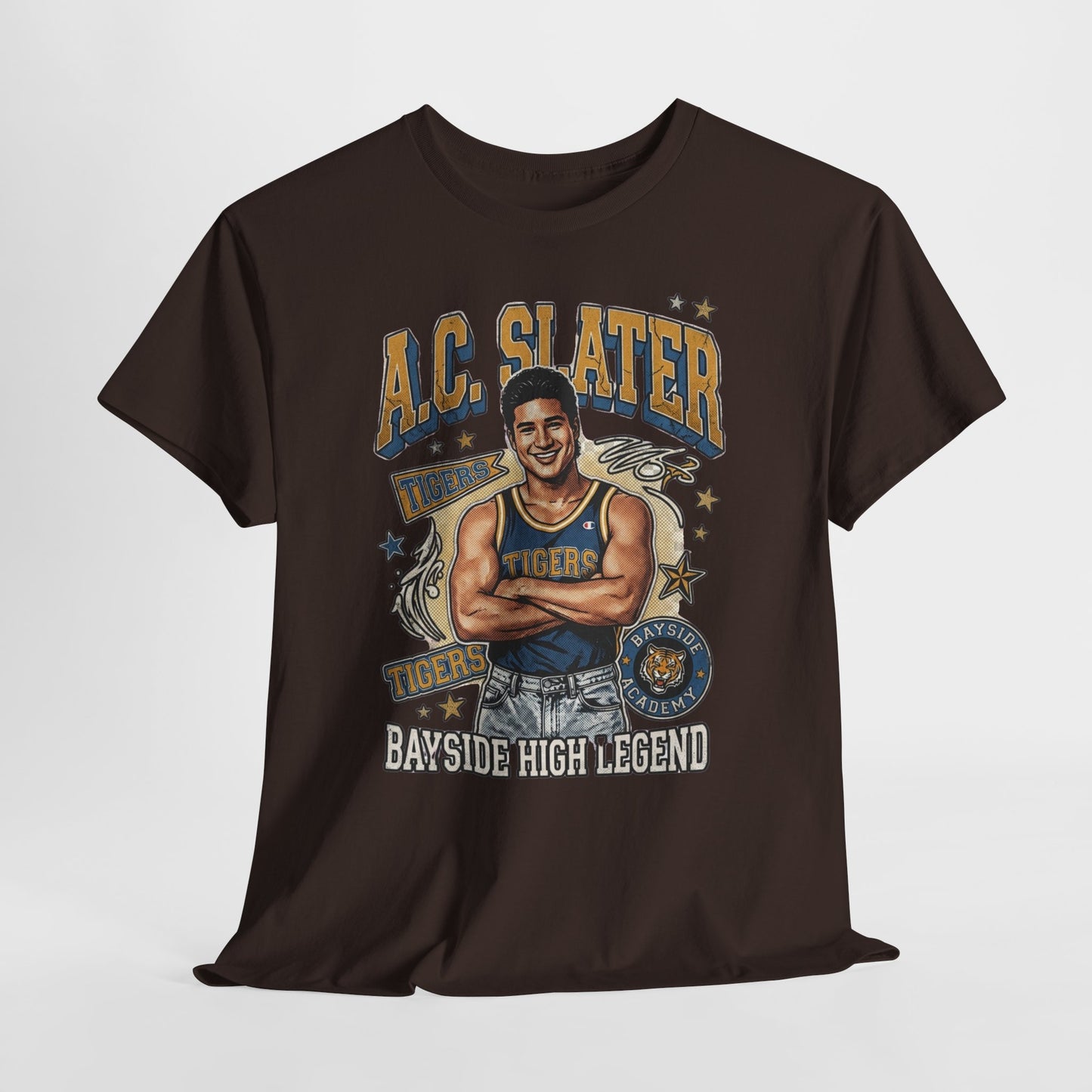 AC Slater Bayside High Legend Tee — Saved by the Bell Retro Football Shirt