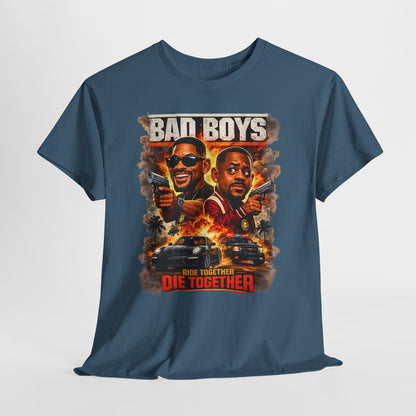 Bad Boys Movie Poster Tee — "Ride Together, Die Together" Graphic T-Shirt