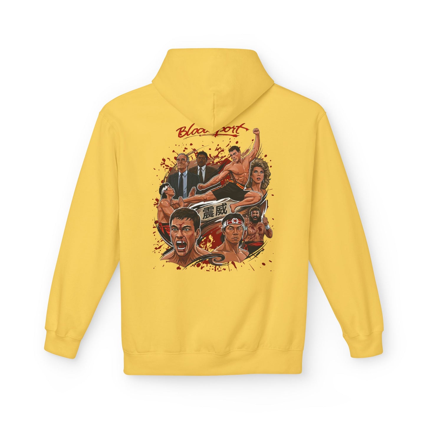 Bloodsport Vintage Collage Graphic Hoodie