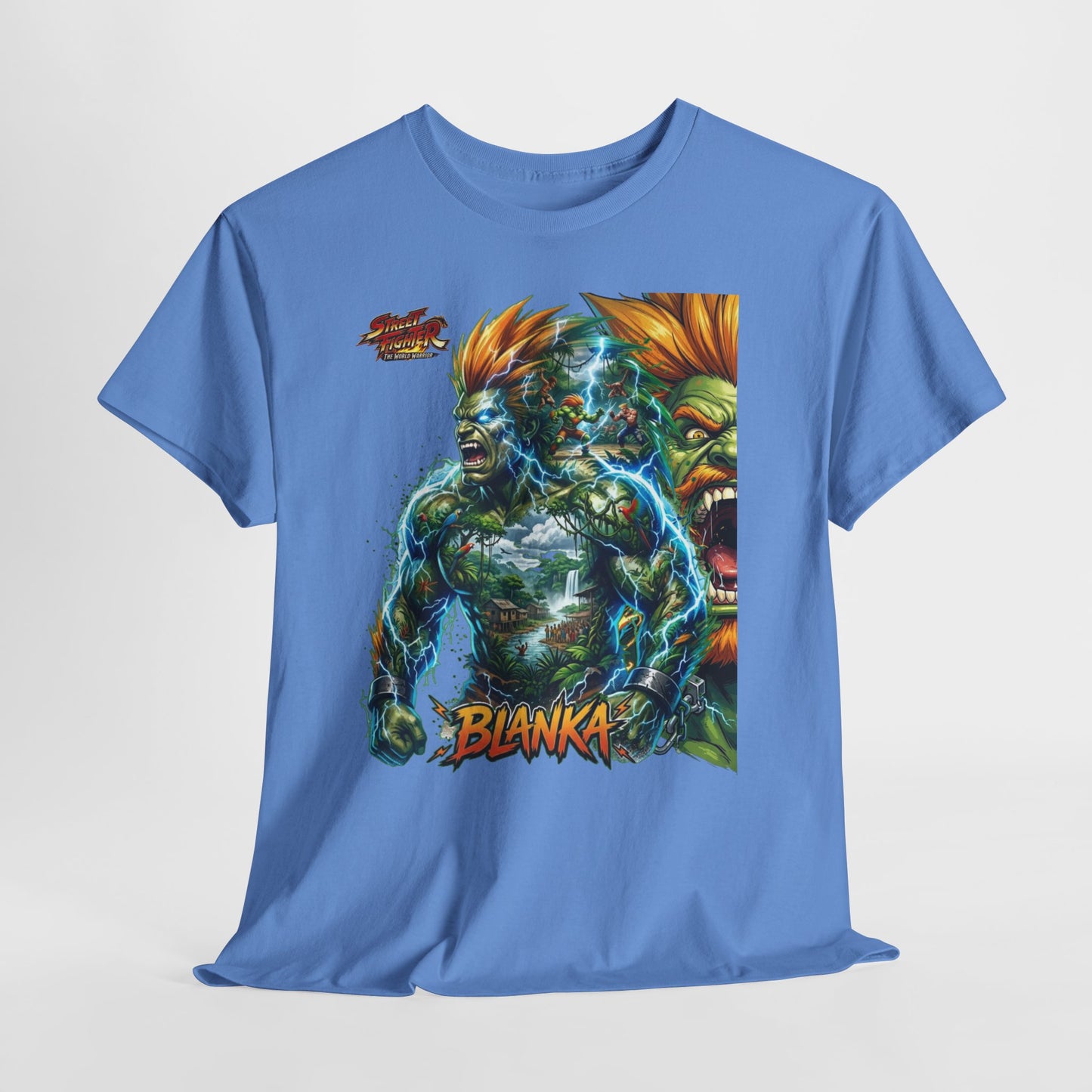 Blanka Lightning Warrior Tee — Retro Fighting Game Graphic T-Shirt