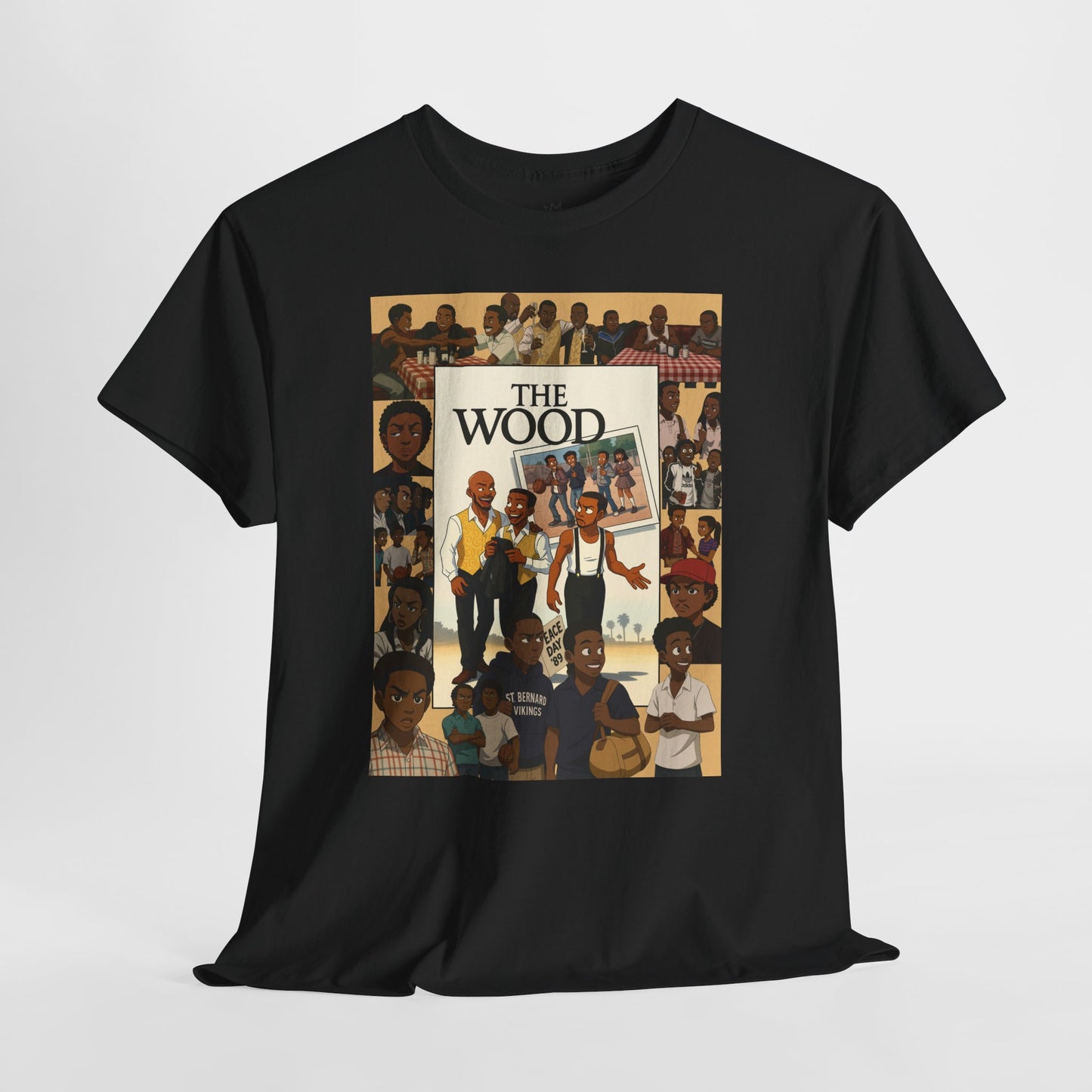 Retro 'The Wood' Graphic Shirt - Perfect for Casual Wear or Events