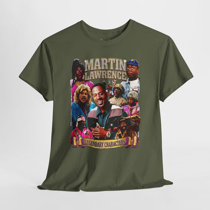 90s Nostalgia Martin Lawrence Multi-Character Tribute T-Shirt