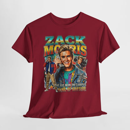 Zack Morris Retro TV Tee — 'The Big Man on Campus' Vintage 90s Graphic T-Shirt