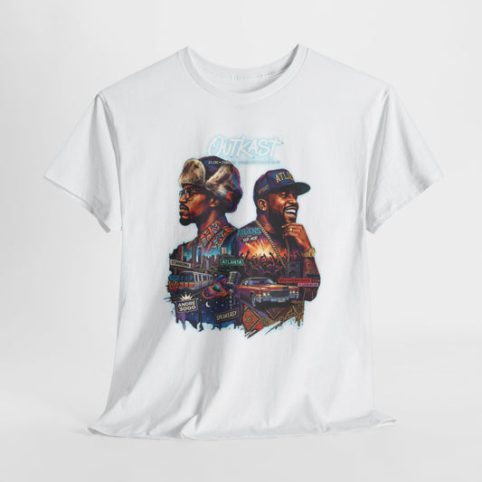 Hip Hop Dual Portrait T‑Shirt — Vintage Rap Artist Graphic Tee