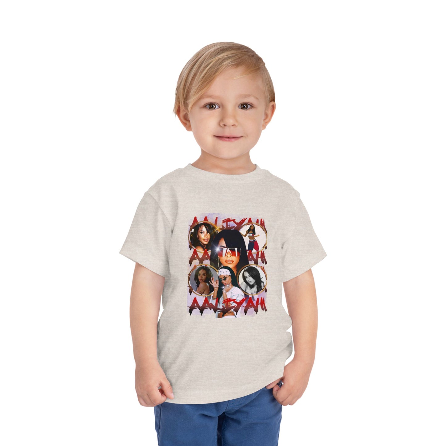 Aaliyah Trendy Toddler Tee | Stylish Kids Shirt | Unique Gift for Birthday or Playtime | Cool Graphic Tee | Fun Toddler Outfit | Kid's Fashion