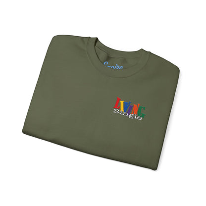Khadijah James Vintage TV Tribute—Living Single Retro Graphic Crewneck Sweatshirt