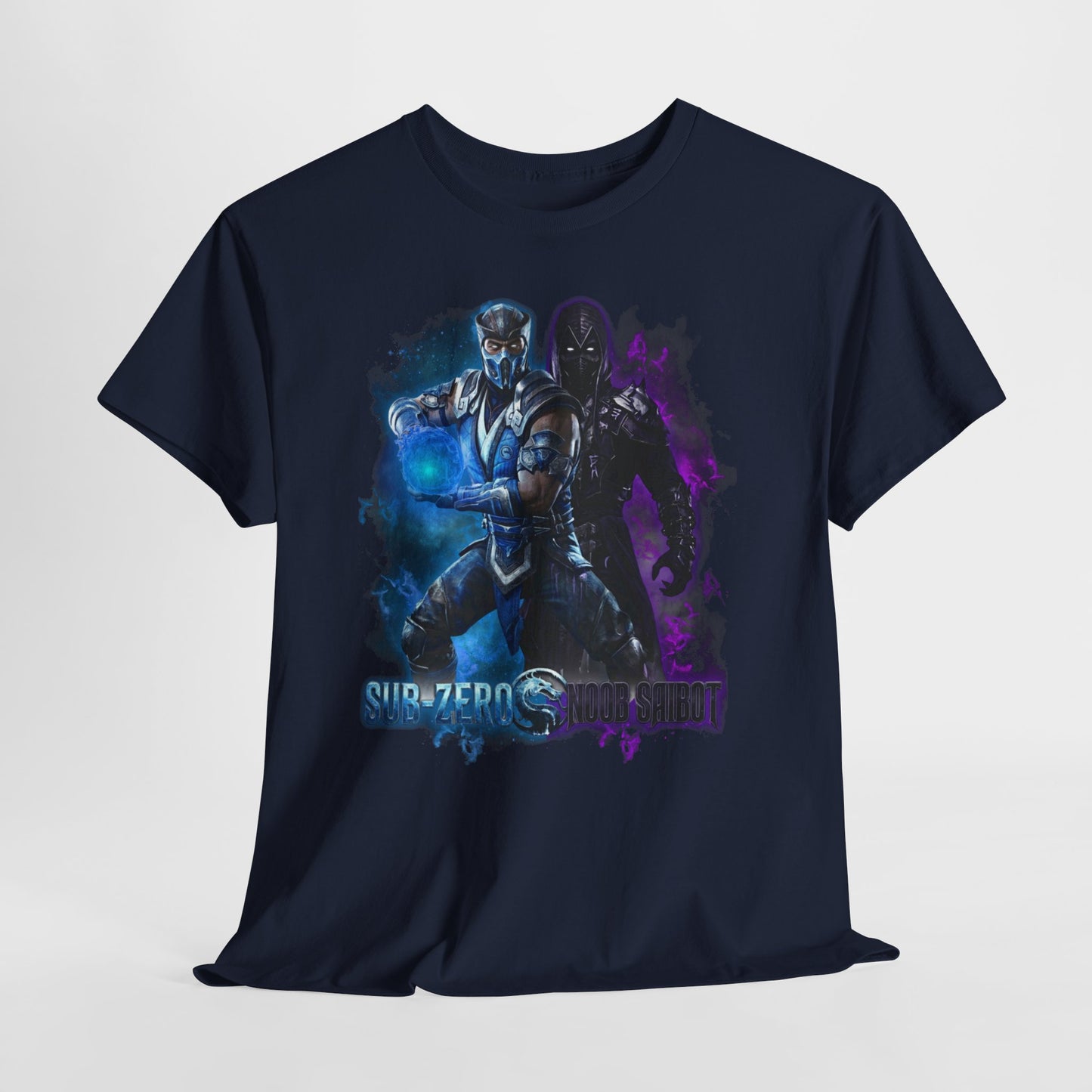 Mortal Kombat Sub-Zero & Noob Saibot Graphic Tee — Gamers' Retro Fighting Shirt