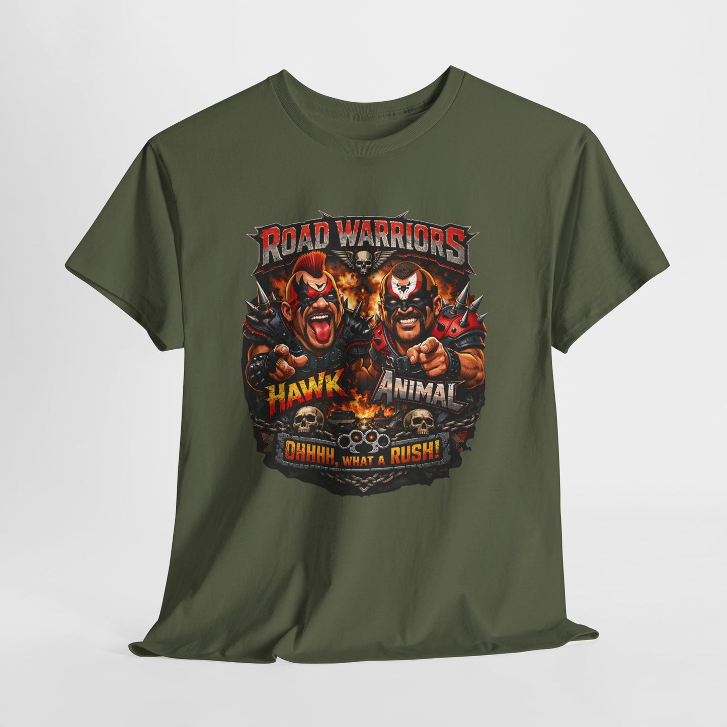 Road Warriors "Hawk & Animal" Vintage Wrestling Tee