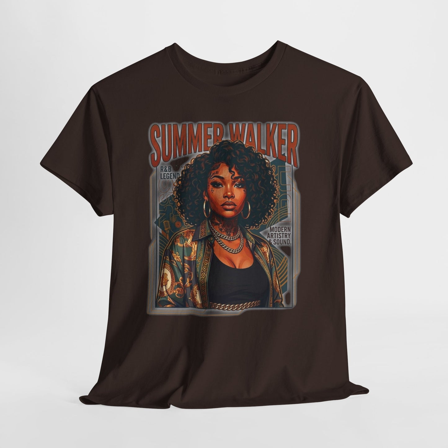 Retro Portrait Graphic Tee — "Summer Walker" Music Inspired Shirt