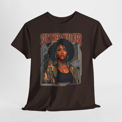 Retro Portrait Graphic Tee — "Summer Walker" Music Inspired Shirt