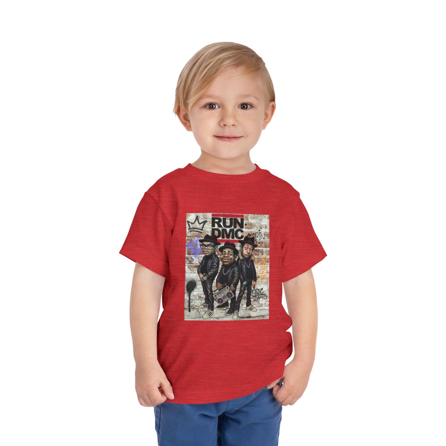 Toddler Short Sleeve Tee with Iconic Design, Hip-Hop Kids Shirt, Music Lover Gift, Birthday Outfit, Cool Toddler Apparel