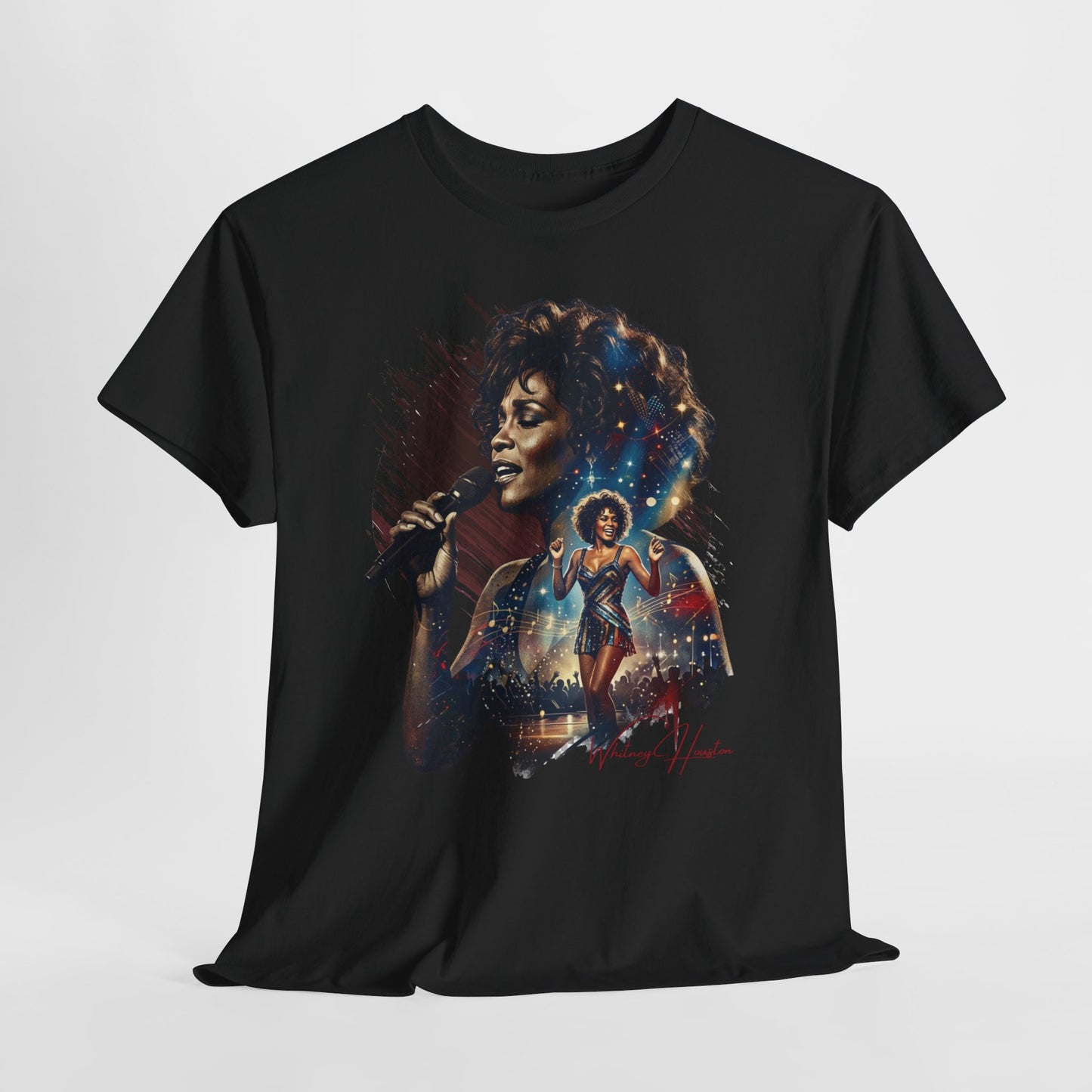 Whitney Houston Tribute Unisex Heavy Cotton Tee