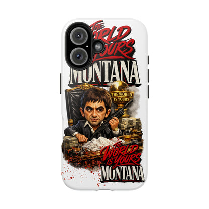 Tony Montana "The World Is Yours" Vintage Caricature Tough Phone Case