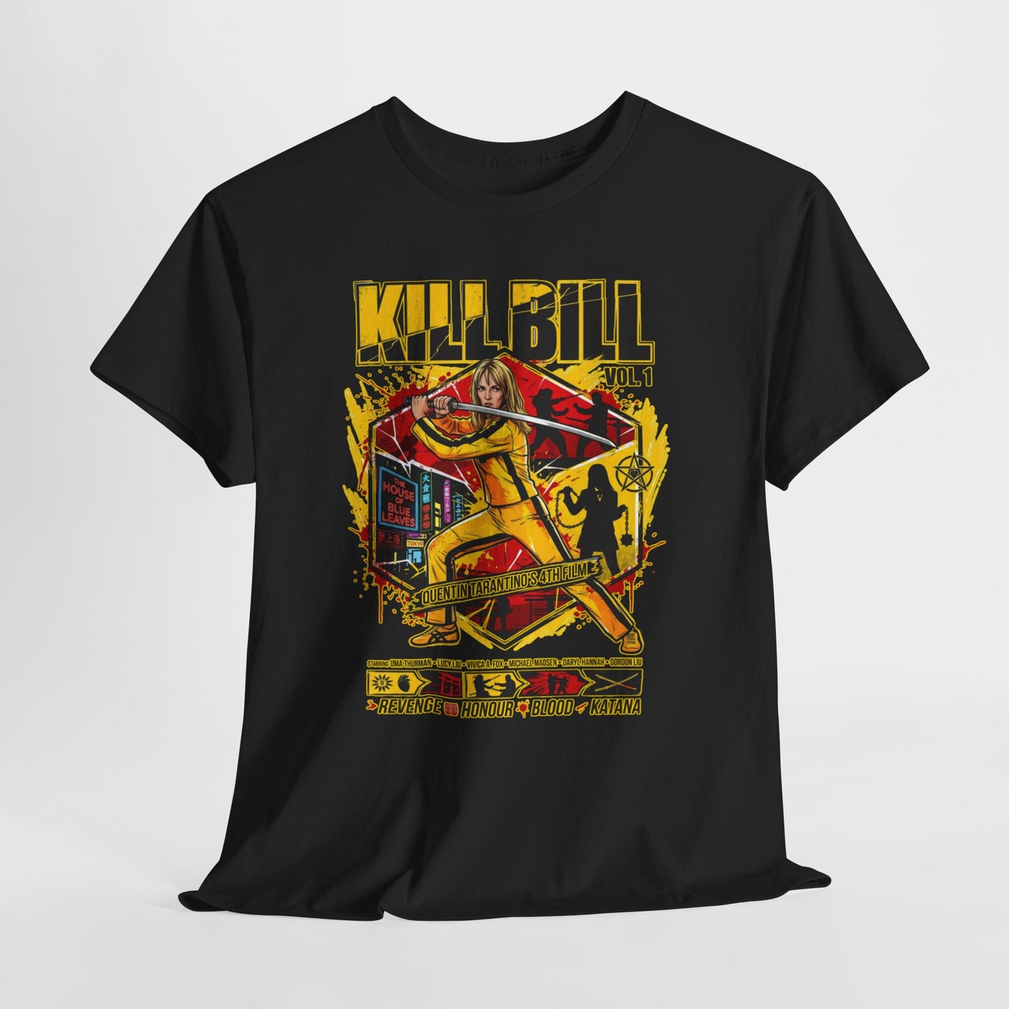 Kill Bill Graphic Tee — Retro Action Movie Poster T-Shirt