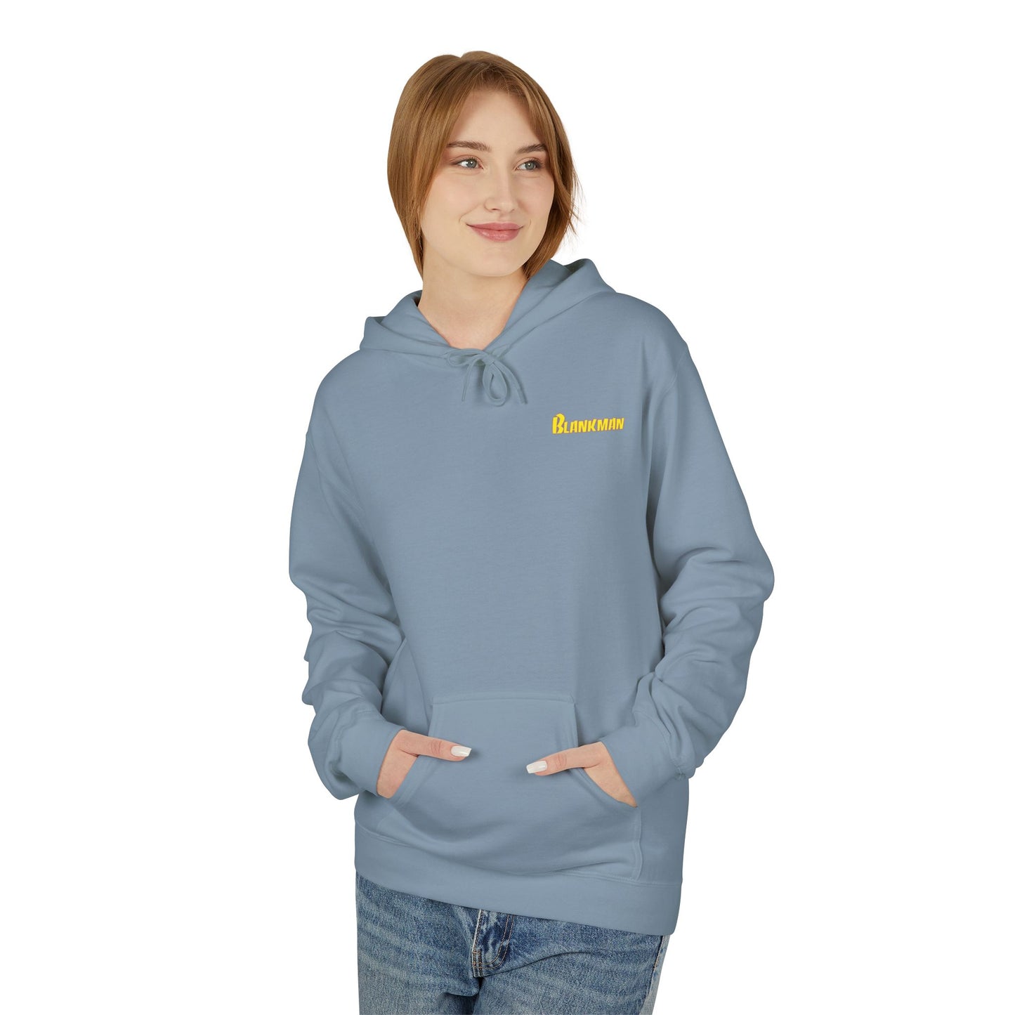 Blankman Inspired Graphic Midweight Softstyle Fleece Hoodie