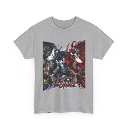 Venom vs Carnage Graphic Tee - Comic Movie Villains Shirt