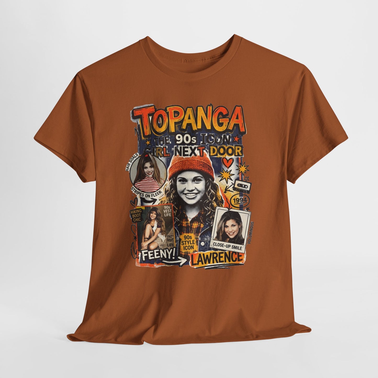 Topanga 90s Throwback Tee — Feeny & Lawrence Nostalgia Graphic T-Shirt
