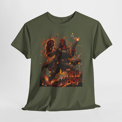 Hellboy Graphic Tee — Vintage Comic Illustration T-Shirt