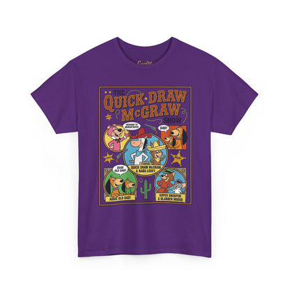 Quick Draw McGraw Retro Cartoon T‑Shirt